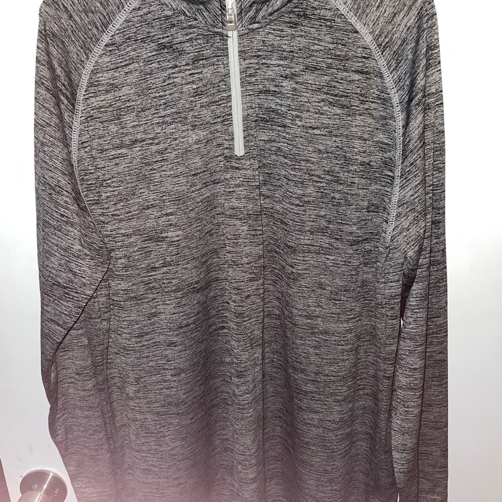 The weather company mens long sleeve 1/4 inch pullover golf dry fit.